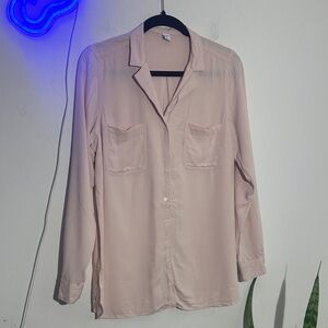 Old Navy Light Pink Button Down Shirt
